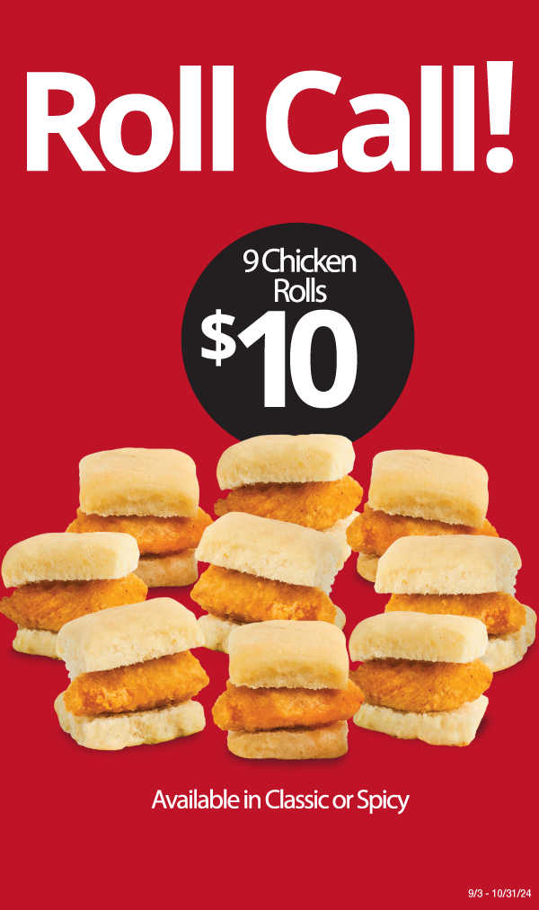 Royal Farms Promo Chicken Rolls