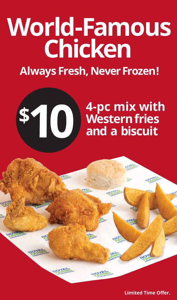 Royal Farms Promo World Famous Chicken